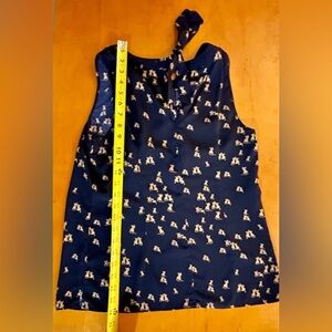 FREE w/bundle🙃SunnyGirl CATS! Mock neck/tie neck dress cami, size med NWOT